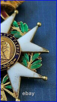 Etoile d'officier de la Légion d'Honneur 2nd Empire Napoleon OR French medal
