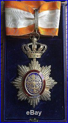 Étoile de Commandeur de l'ordre Royal du Cambodge. Belle Fabrication Fayolle