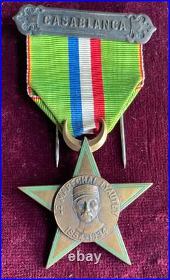 Etoile de Lyautey XV° Congrès National de l'U. N. O. R Maroc 1935