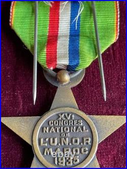 Etoile de Lyautey XV° Congrès National de l'U. N. O. R Maroc 1935 Etoile de Lyautey XV° Congrès National de l'U. N. O. R Maroc 1935