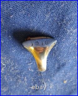Exceptionnelle bague de guerre WW1 poilu