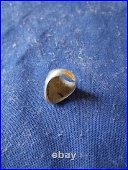 Exceptionnelle bague de guerre WW1 poilu