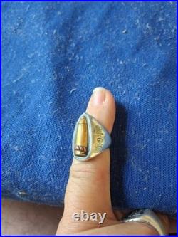 Exceptionnelle bague de guerre WW1 poilu