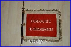FANION 93 ème REGIMENT D'INFANTERIE-COMPAGNIE DE COMMANDEMENT-CAMPAGNE DE FRANCE