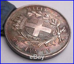 FRANCE ITALIE CNE MARCHESNE Médaille valeur militaire sarde Sardaigne Medal 1859