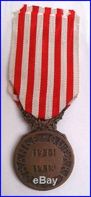 FRANCE MOD CHARLES Médaille commémorative guerre 1914 1918 french medal ordre