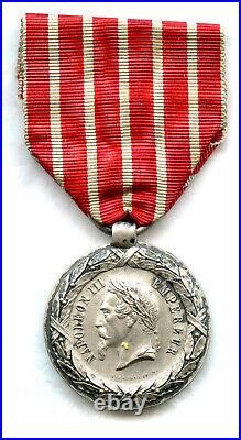 FRANCE Medaille Campagne ITALIE Periode Second Empire Napoleon III. SACRISTAIN