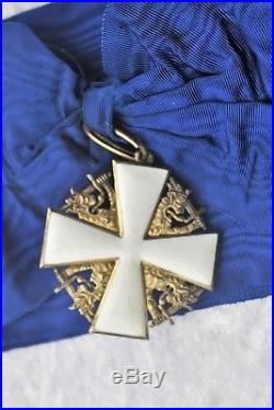 Finlande Ordre de la Rose Blanche, ensemble de grand croix