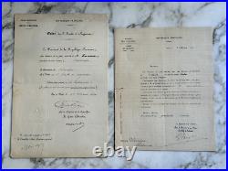 France Brevet Chevalier Ordre De L'étoile D'anjouan 1899 Publiciste Colonial