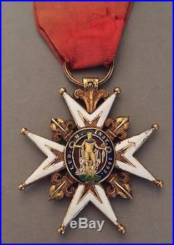 France Croix Ordre de Saint Louis en or