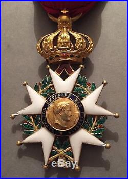 France Légion d'Honneur Etoile d'OFFICIER 2nd Empire en or