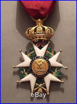 France Légion d'Honneur Etoile d'OFFICIER 2nd Empire en or