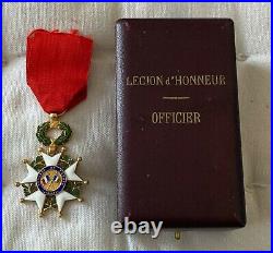 France. Legion d'Honneur. Officier avec Ecrin d'Origine MAGNIFIQUE