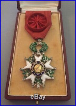 France- Légion dhonneur 5iè Rép. Modèle de luxe à brillants aux pointes SUP