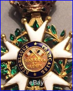 France Légion dhonneur Officier 1/2 taille en or 2nde République/Présidence