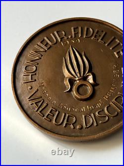 France Médaille De Table Légion Étrangère Attribuée Médecin Générale 6° Re Ww2