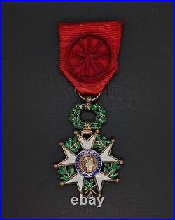 France Médaille Officier Ordre Légion Honneur 4 Ème République Vermeil Luxe