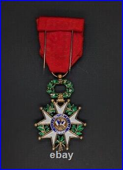 France Médaille Officier Ordre Légion Honneur 4 Ème République Vermeil Luxe