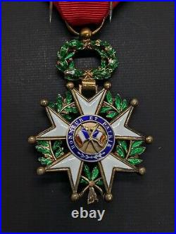 France Médaille Officier Ordre Légion Honneur 4 Ème République Vermeil Luxe