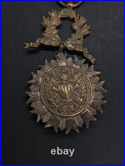 France Médaille Société Secours Mutuels Ex Militaires 1870 1871