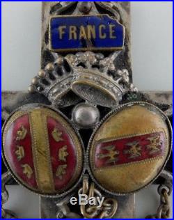 France Un Crucifix Militaire Du Guerre France-Prussie (Allemande) 1870