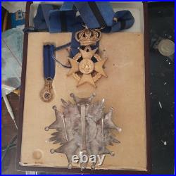 GRAND OFFICIER. GROßESKREUZ. RARE. Atribution entre 1909/ 1934, Roi Albert1