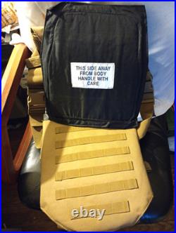 Gilet Pare Balles, état comme neuve avec 2 plaquesNIJ3A, couleur Noir