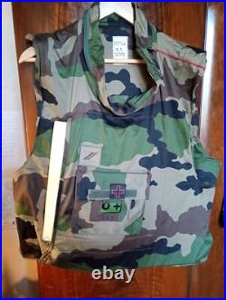 Gillet Pare éclats, centre EU, F2, état neuve avec 3 plaquesNIJ3