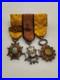 Goupille-trois-medailles-miniatures-Ordre-Equateur-Espagne-01-catq