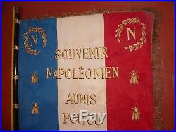 Grand Drapeau Souvenir Napoléonien Aunis Poitou Saintonge 1937 Empire Napoleon
