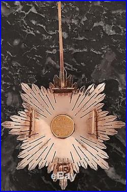 Grand-croix du Mérite militaire espagnol + écrin + diplôme d'un général français