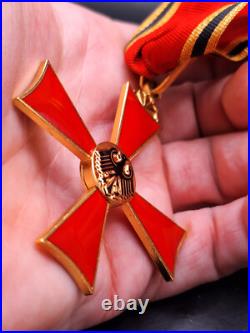 Grand ordre du mérite RFA Allemagne collier croix de chevalier distinction émail