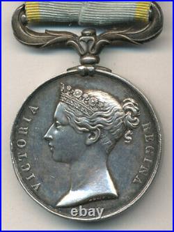 Grande Bretagne Médaille de Crimée, 1856, agrafe Française