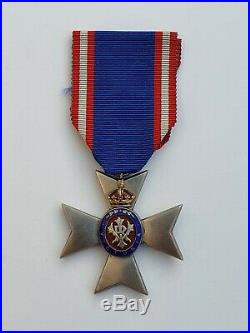 Grande Bretagne Ordre Royal de Victoria, croix de chevalier, numérotée au dos