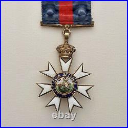 Grande Bretagne Ordre de St Michel et St George, croix de chevalier, vermeil