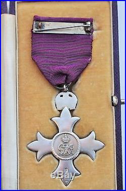 Grande Bretagne Ordre de l'Empire Britanique, croix de chevalier dans son écrin