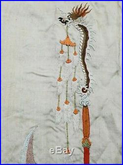 Grande broderie Indochine militaria 1905 Hung Ven Vietnamese embroidery Chinese