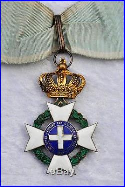 Grèce Ordre du Sauveur, commandeur en vermeil, dans son écrin