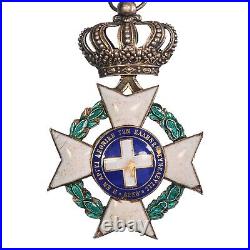 Grèce décoration médaille Ordre du Sauveur Croix du chevalier argent et émail