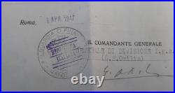 Grouping Italie WW2 Placard 4 Médailles Guerre 1940-1945 Merito Guerra ORIGINAL