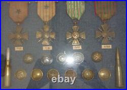 Guerre 1914 1918 Médailles Boutons Première Guerre Croix de guerre