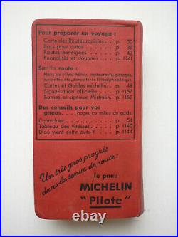 Guide Michelin rouge France 1938