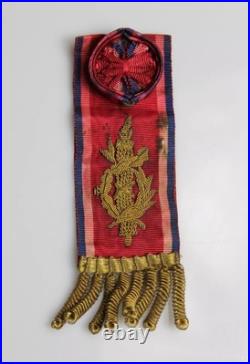IIe REPUBLIQUE RARE INSIGNE DE REPRESENTANT A L'ASSEMBLEE 1848
