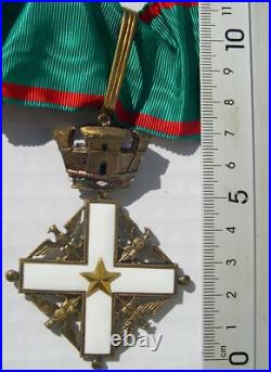 ITALIE COMMANDEUR ORDRE DU MERITE DE LA REPUBLIQUE ITALIENNE medaille