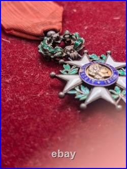 Inédite Légion D'honneur Bijoutier Bombée À Filets IIIe République Belle