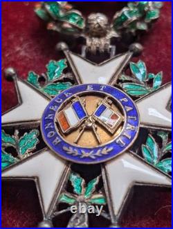 Inédite Légion D'honneur Bijoutier Bombée À Filets IIIe République Belle