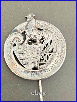 Insigne Medaille Epingle Parlement Danois-francais 1909