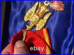 Insigne Ordre Imperial Des 3 Toisons D'or Reedition