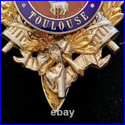 Insigne du Conseil Municipal de Toulouse 20éme Siècle France Argent