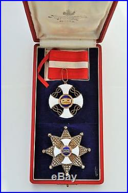 Italie Ordre de la couronne, ensemble de Grand Officier